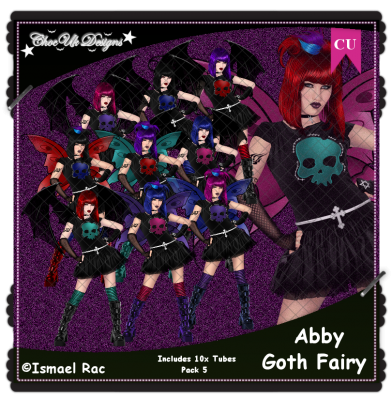 Abby Goth Fairy CU/PU Pack 5