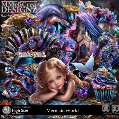 AI - RPACK - Mermaid World (CU4PU/PNG)