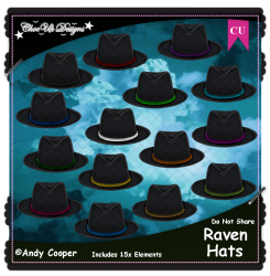 Raven Hats CU/PU Raven Hats CU/PU
