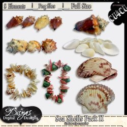 SEA SHELLS II CU4CU PACK - FULL SIZE