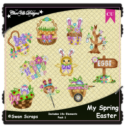 My Spring Easter Elements CU/PU Pack 1 My Spring Easter Elements CU/PU Pack 1
