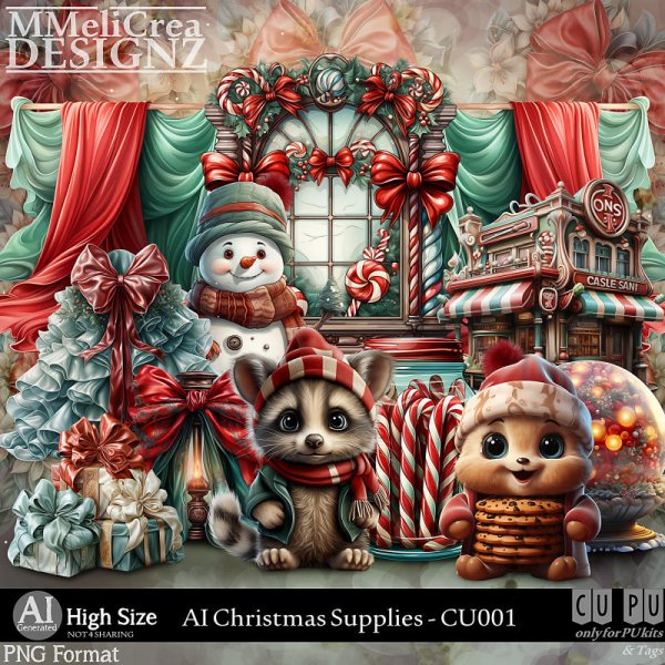 AI - Christmas - CU001 (CU4PU/PNG/PACK) - Click Image to Close