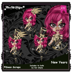 New Years Dolls CU/PU Pack New Years Dolls CU/PU Pack
