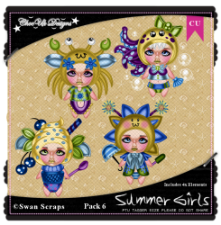 Summer Girls CU/PU Pack 6 Summer Girls CU/PU Pack 6