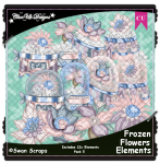 Frozen Flowers Elements CU/PU Pack 5