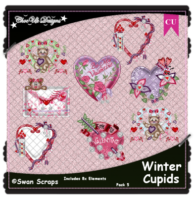 Winter Cupids Elements CU/PU Pack 5