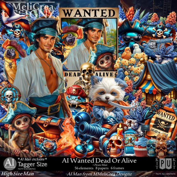 AI PU - Wanted Dead Or Alive (PU/TS/PNG) - Click Image to Close