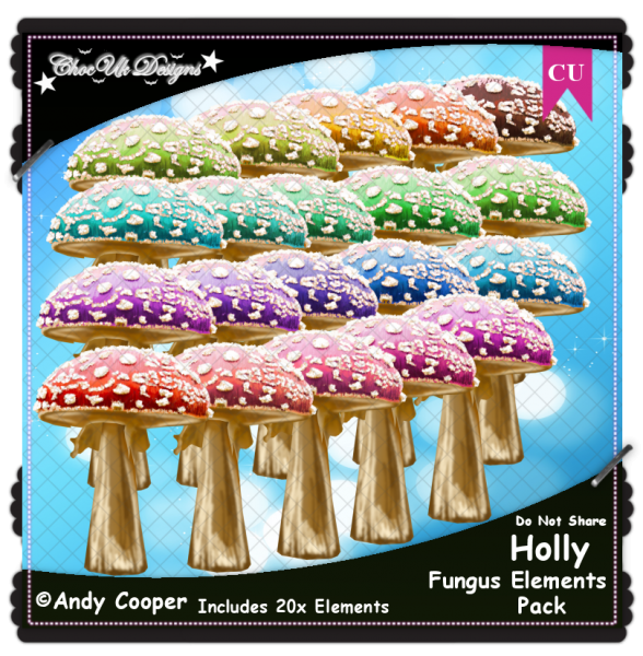 Holly Fungus Elements CU/PU Pack - Click Image to Close