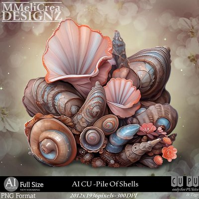 AI - CU Pile of shells (CU4PU/PNG)