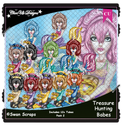 Treasure Hunting Babes CU/PU Pack 2