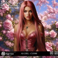 AI - GIRL CU048 (CU4PU/PNG)