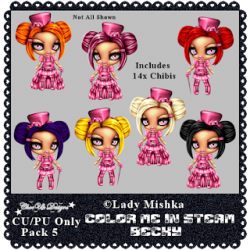 Color Me In Steam CU/PU Becky Pack 5