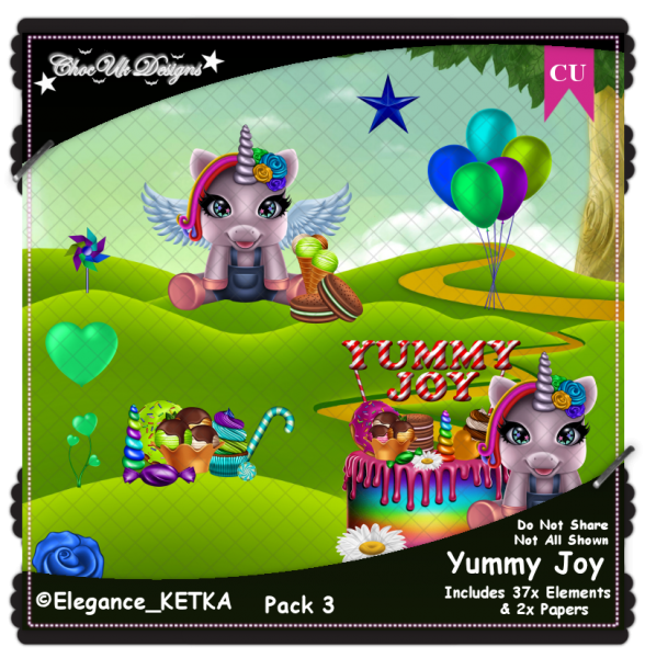 Yummy Joy Elements CU/PU Pack 3 - Click Image to Close