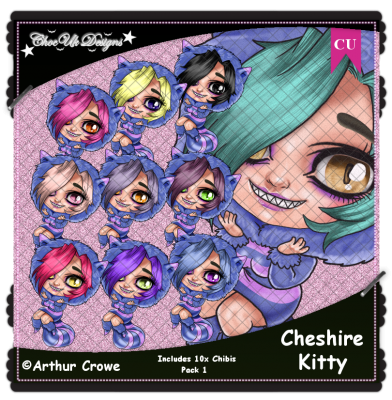 Cheshire Kitty CU/PU Pack 1