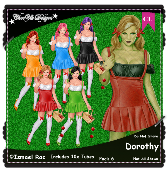 Dorothy CU/PU Pack 6 - Click Image to Close