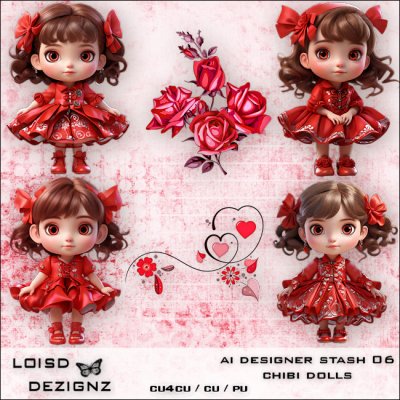 AI Designer Stash 06 - Chibi Dolls - cu4cu/cu/pu
