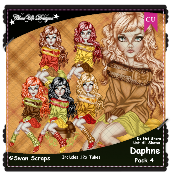 Daphne CU/PU Pack 4 - Click Image to Close