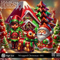 AI - Wrapped Christmas - CU001 (CU4PU/PNG/PACK)