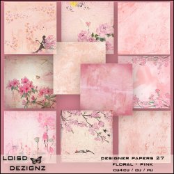 Designer Papers 27 - Floral Mix - cu4cu/cu/pu