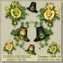 Designer Stash 34 - St Patrick's Day Mix - CU4CU/PU