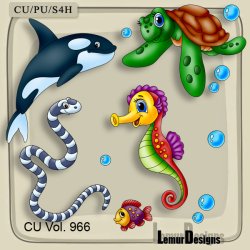 CU Vol. 966 Sea animals by Lemur Designs