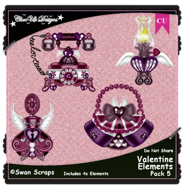 Valentine Elements CU/PU Pack 5 - Click Image to Close