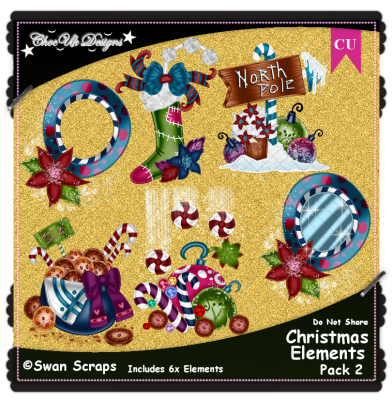 Christmas Elements CU/PU Pack 2