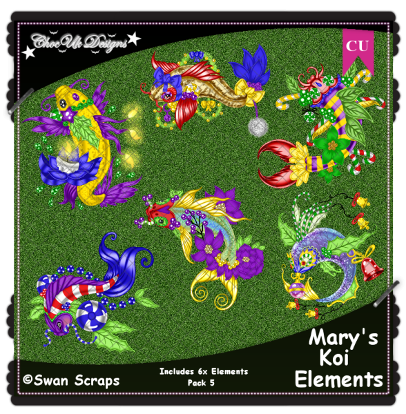 Marys Koi Elements CU/PU Pack 5 - Click Image to Close