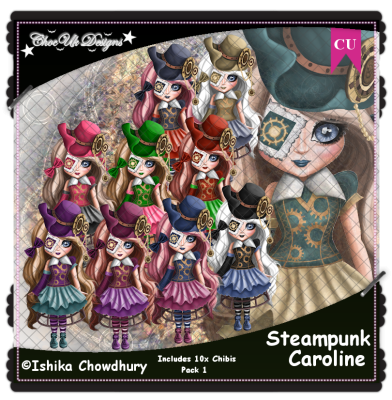 Steampunk Caroline CU/PU Pack 1