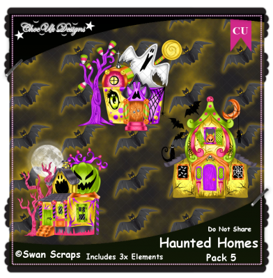 Haunted Homes Elements CU/PU Pack 5