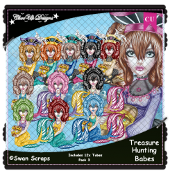 Treasure Hunting Babes CU/PU Pack 3