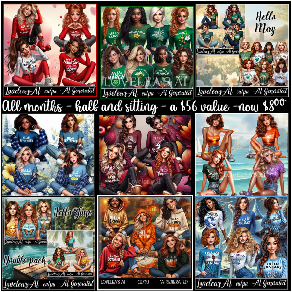 HELLO MONTHS PACK - ALL - Click Image to Close