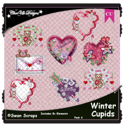 Winter Cupids Elements CU/PU Pack 6