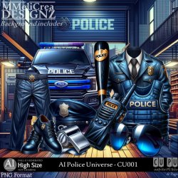 AI - Police Universe - CU001 (CU4PU/PNG/PACK)