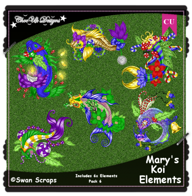 Marys Koi Elements CU/PU Pack 6