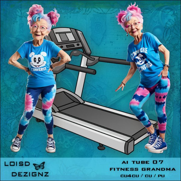 AI Tube 07 - Fitness Grandma - cu4cu/cu/pu - Click Image to Close