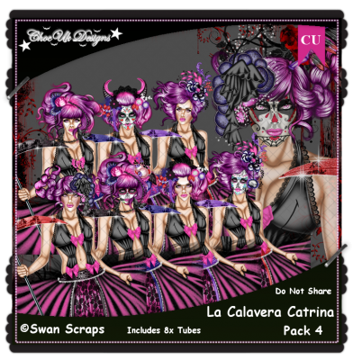 La Calavera Catrina CU/PU Pack 4