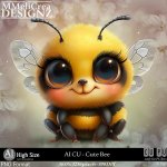 AI - CU Cute Bee (CU4PU/PNG)