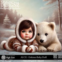 AI - CU Eskimo Baby Doll (CU4PU/PNG)