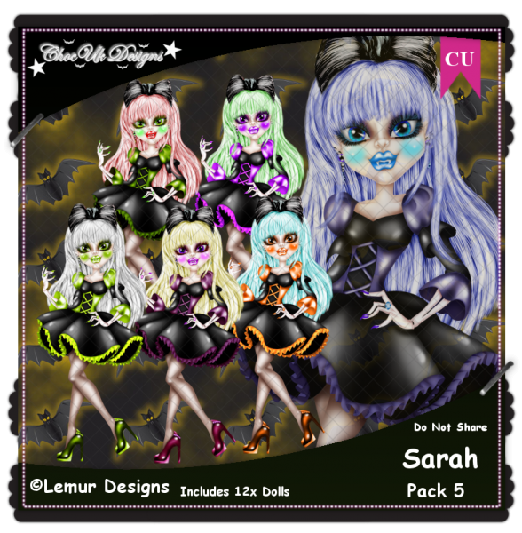 Sarah CU/PU Pack 5 - Click Image to Close