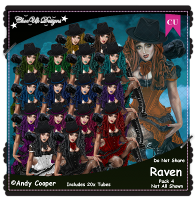 Raven CU/PU Pack 4