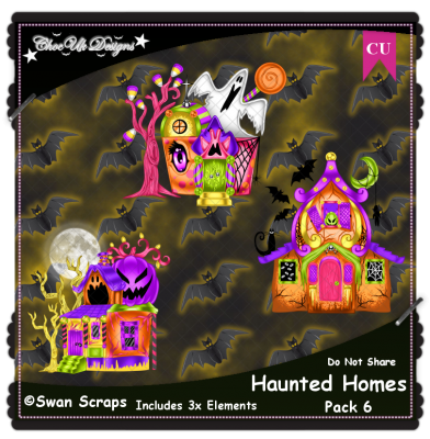 Haunted Homes Elements CU/PU Pack 6