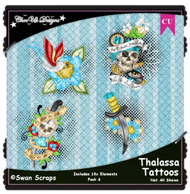 Thalassa Tattoos Elements CU/PU Pack 6