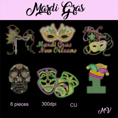 Mardi Gras Bling 01