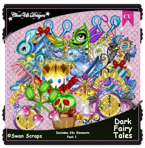 Dark Fairy Tales Elements CU/PU Pack 1 - Click Image to Close