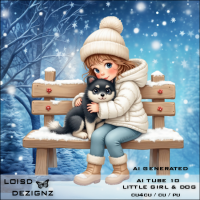 AI Tube 10 - Little Girl And Dog - cu4cu/cu/pu