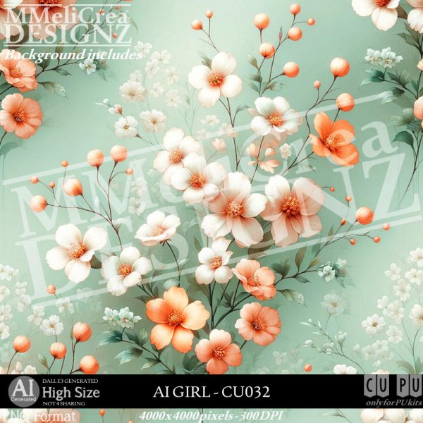 AI - GIRL CU032 (CU4PU/PNG) - Click Image to Close