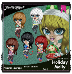 Holiday Molly CU/PU Pack 4 Holiday Molly CU/PU Pack 4