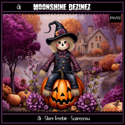 MD-Ai CU Autumn Scarecrow-Freebie