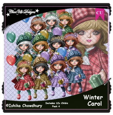 Winter Carol CU/PU Pack 4